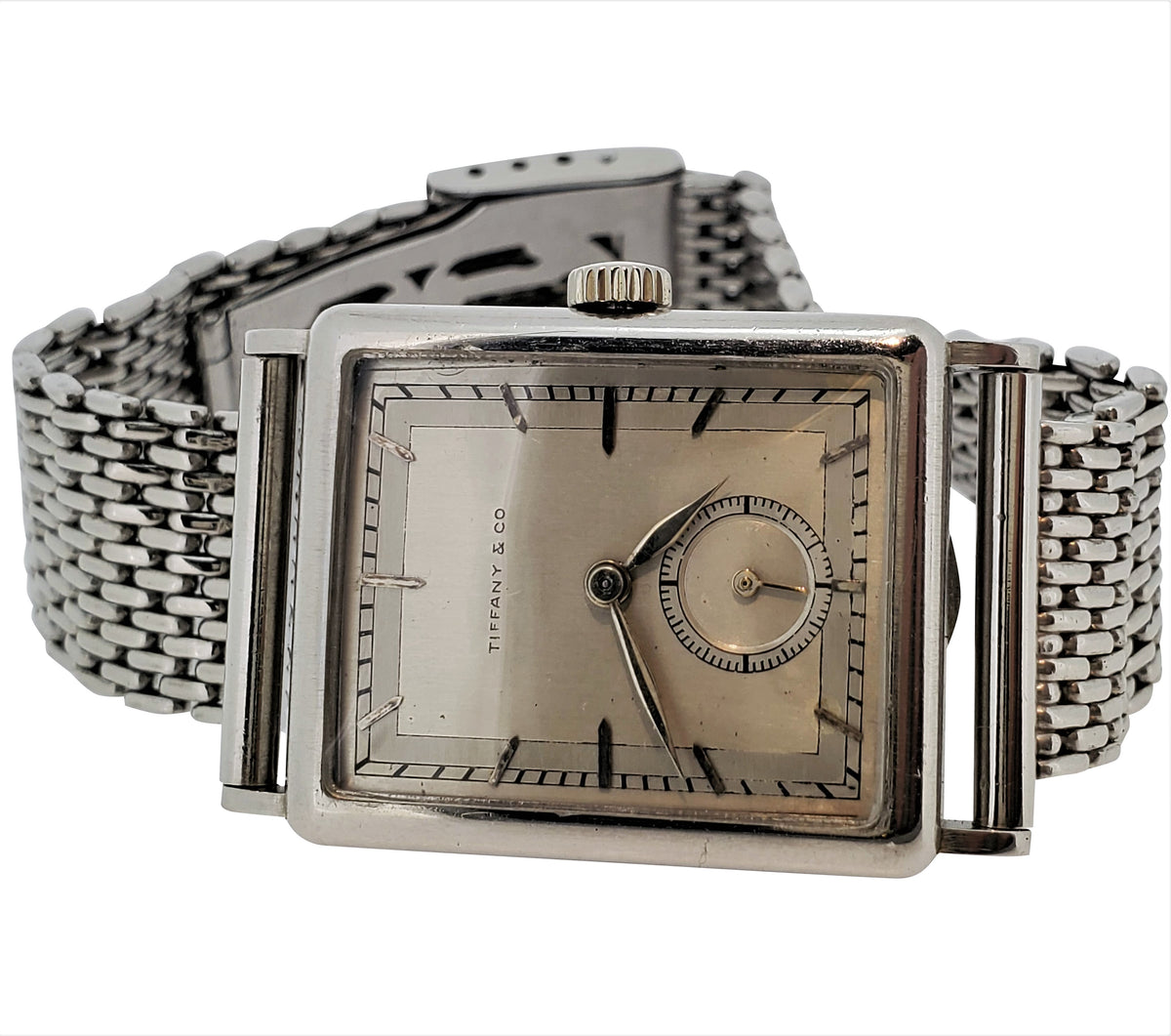 Patek Philippe Tiffany & Co. Early Platinum Art Deco Rectangular Tank –  PatekMonger