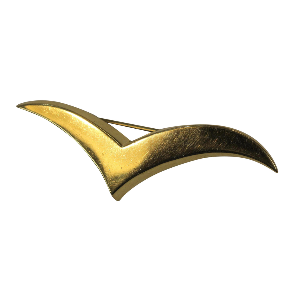 Tiffany & Co. by Paloma Picasso 18 Karat Yellow Gold Winged Pin