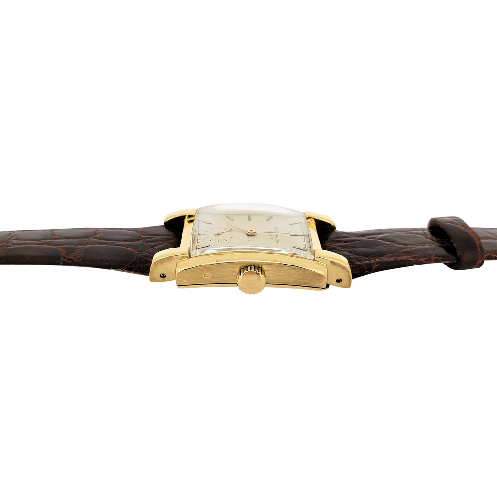 Patek Philippe 2435J Vintage Rectangular Watch with Unusual Large Lugs circa 1948