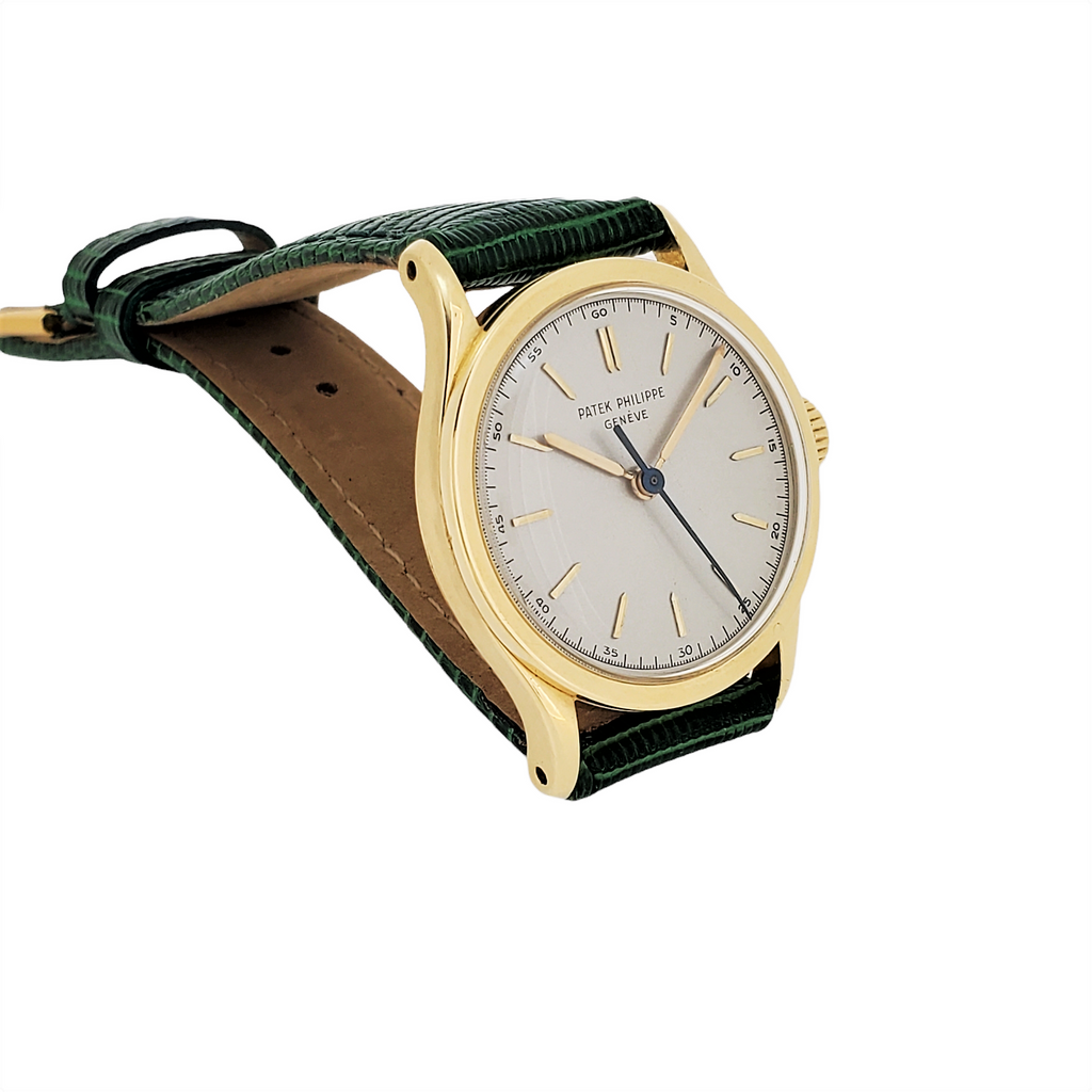 Patek Philippe 2457J Calatrava Watch Replaced Ref. 96 with Center Sweep, Circa 1951