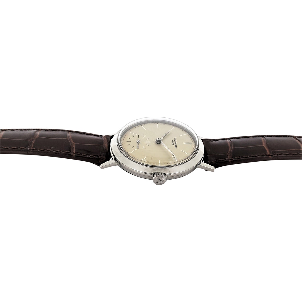 Patek Philippe 3419A Vintage 35mm Stainless Steel Calatrava Watch Circa 1962