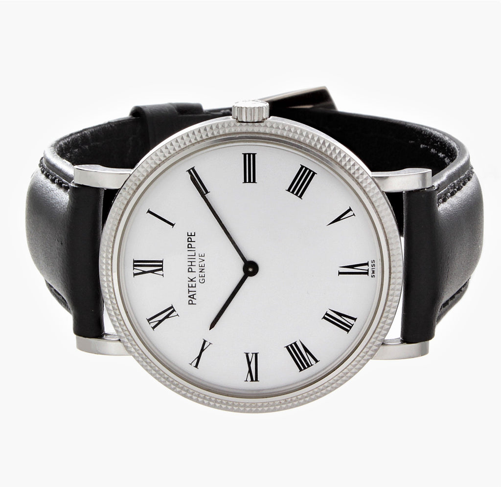 Patek Philippe 5120G Extra Thin Automatic Classic Calatrava Watch White Gold 35mm