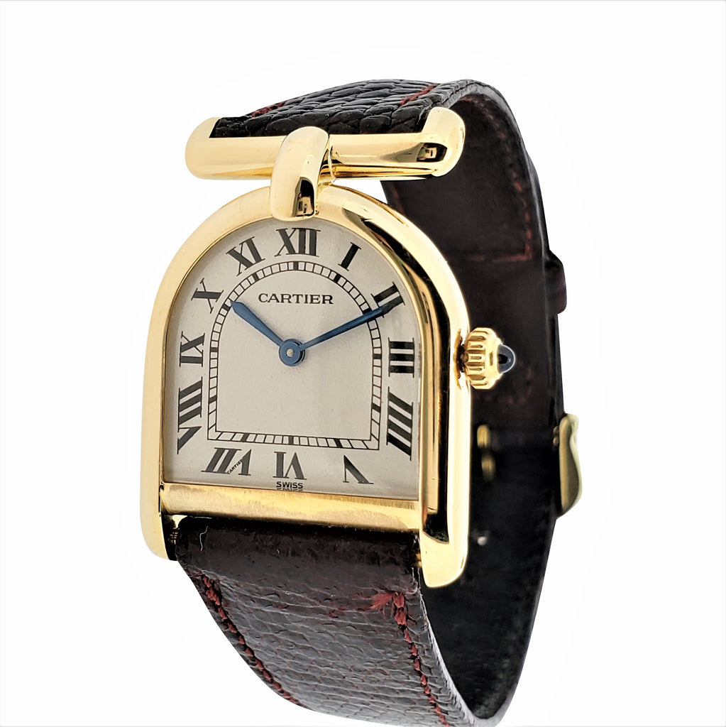 Cartier Cloche Calandre'; Ladies Bell Shape Watch , Circa 1980'S