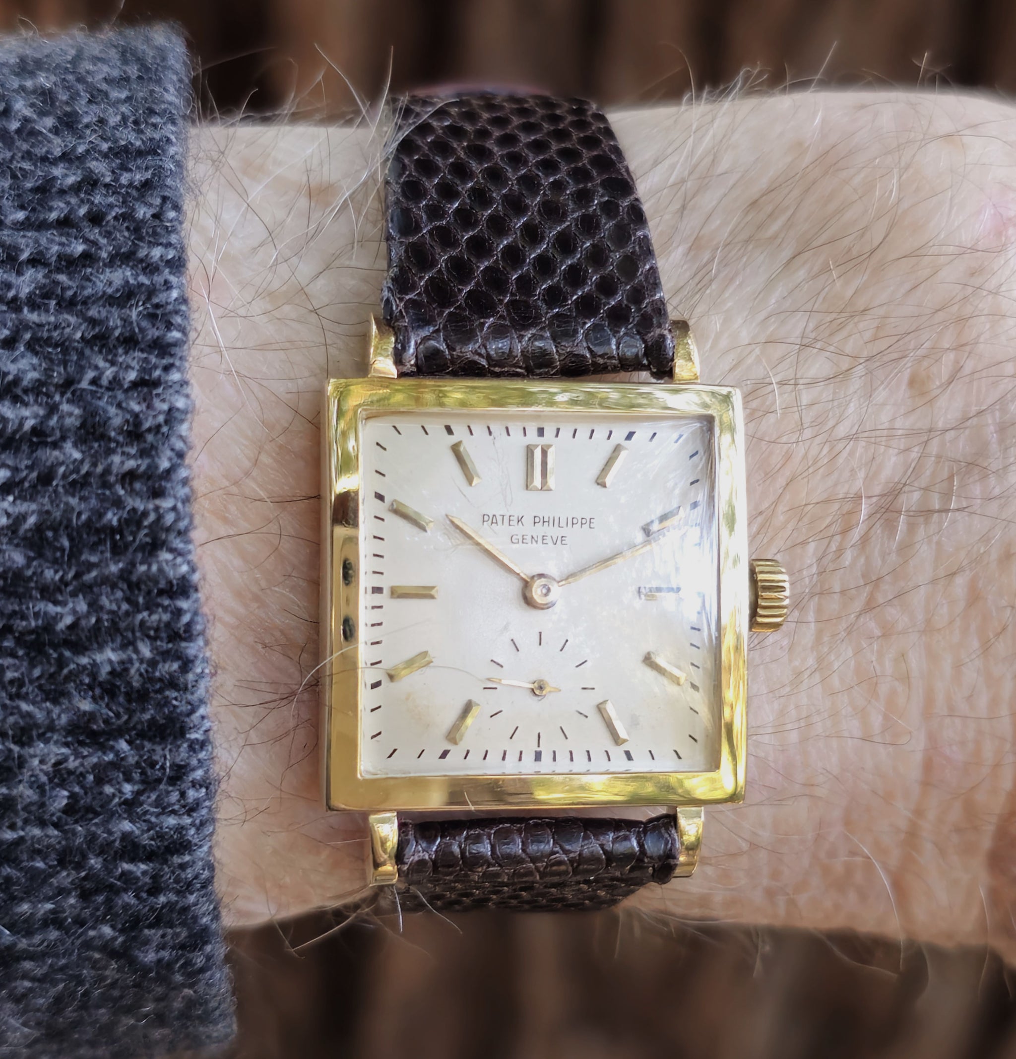 Patek Philippe 1431J Vintage Square Shape Unisex with Bracelet