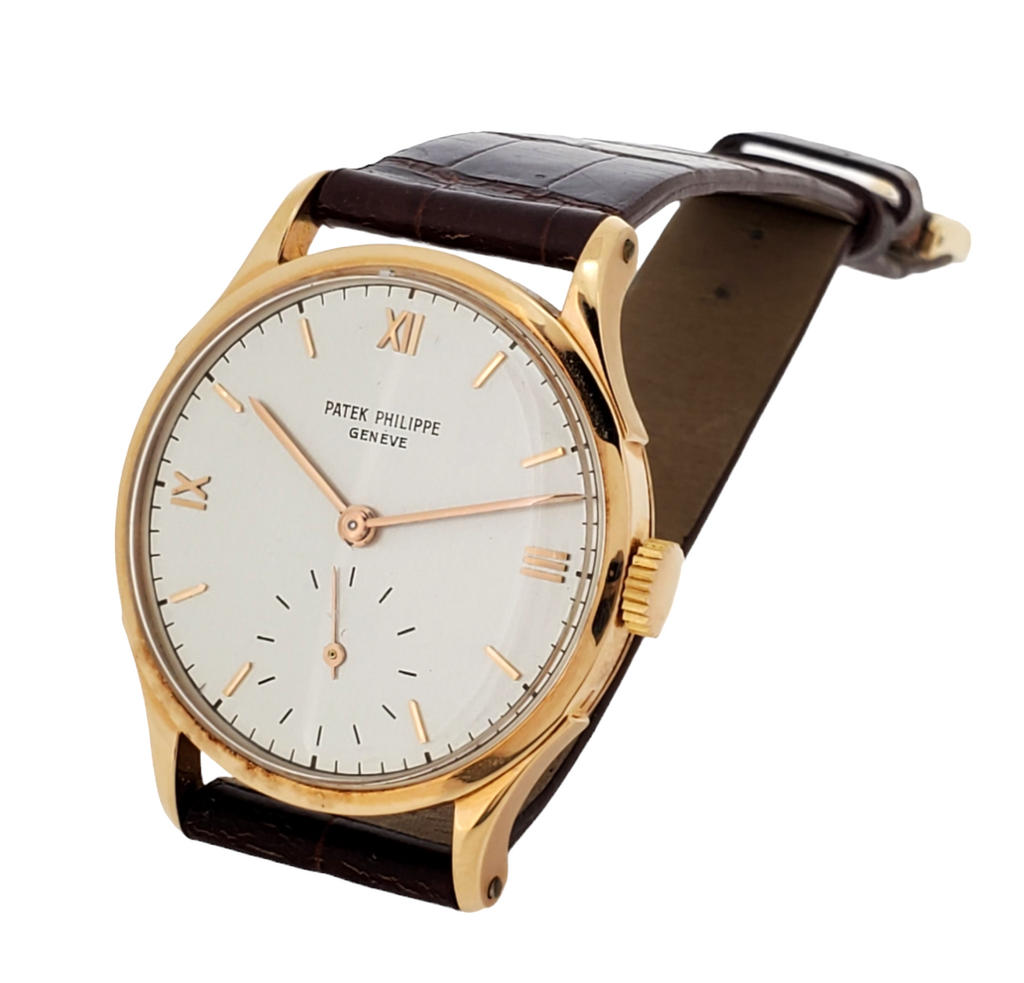 Patek Philippe 1516R, 32mm Rose gold Calatrave smaller version of 1589, Circa 1950