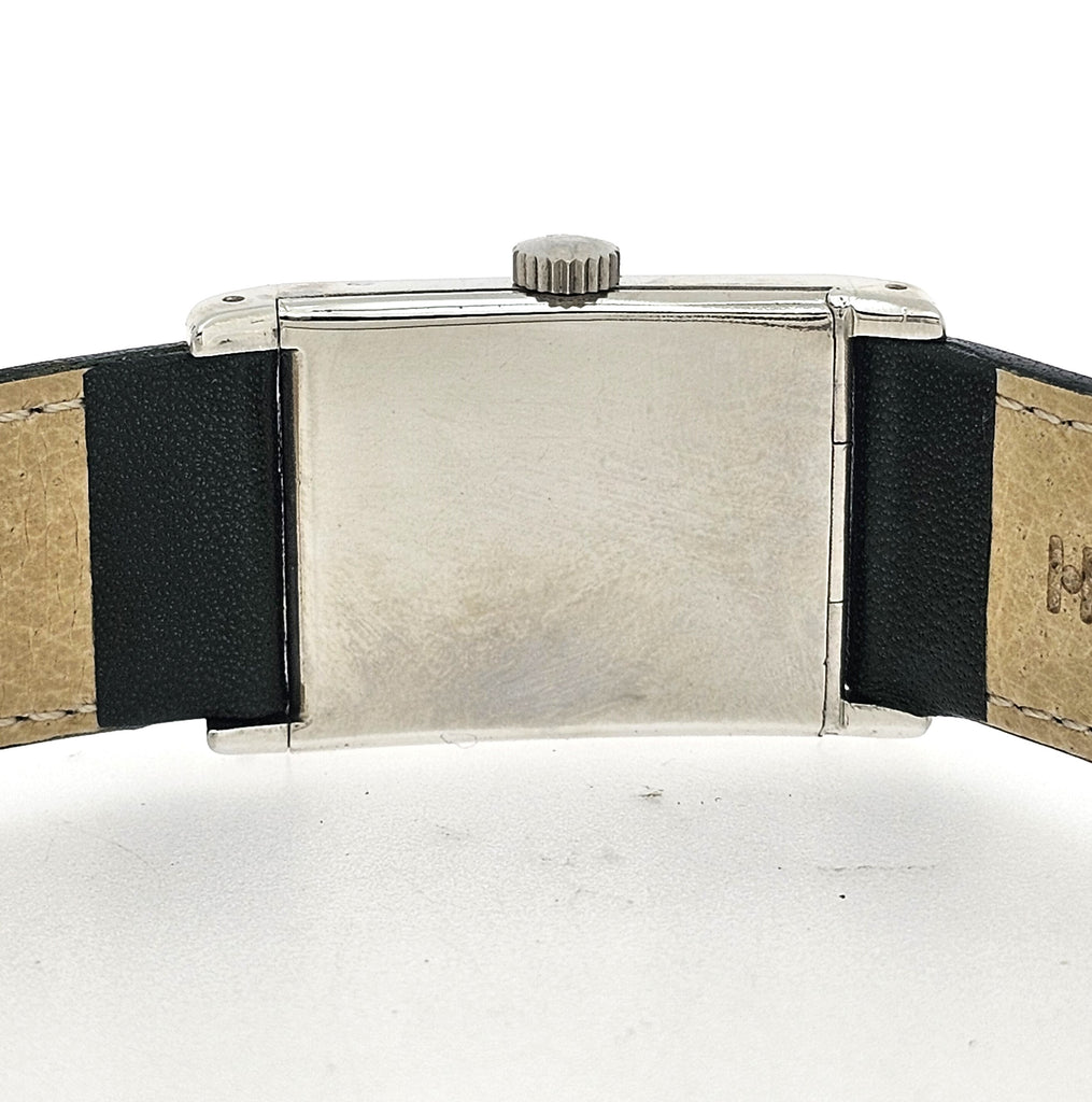 Patek Philippe Platinum Art Deco Watch Radium Arabic Dial, Circa 1927