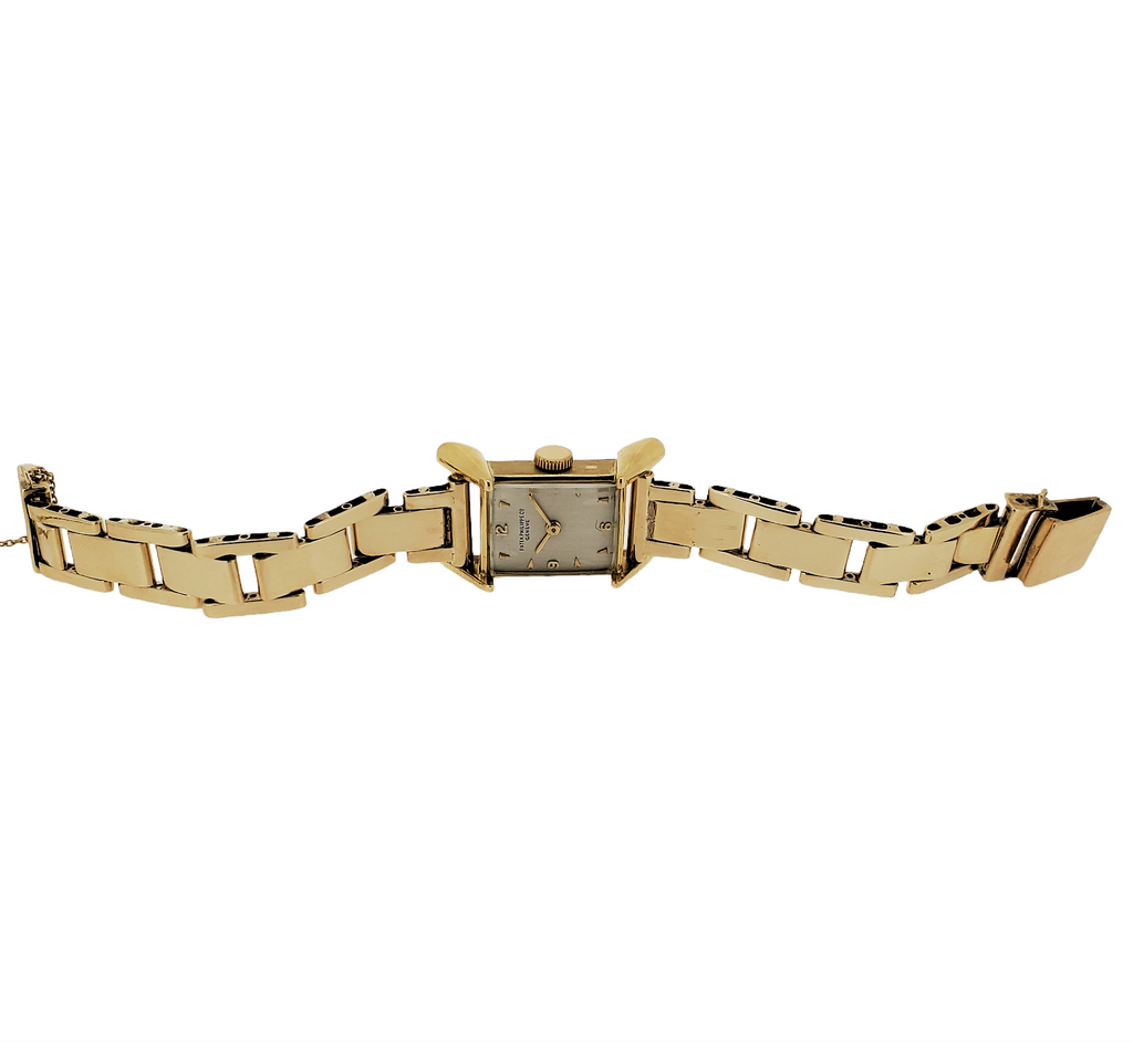 Patek Philippe 2279J Vintage Ladies Rectangular wristwatch with very unusual Conical shape  pyramid lugs. Circa 1950