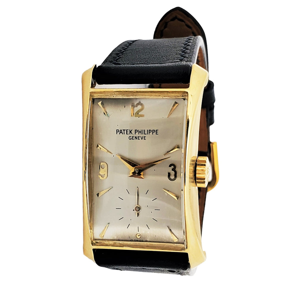 Patek Philippe 2468J Vintage Iconic "Hour Glass" Watch Circa 1955