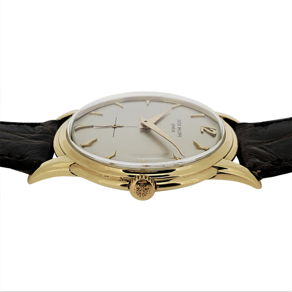 Patek Philippe 2525-1 Disco Vilante Vintage Water Resistant Screw Down Back Calatrava Watch, Circa 1956