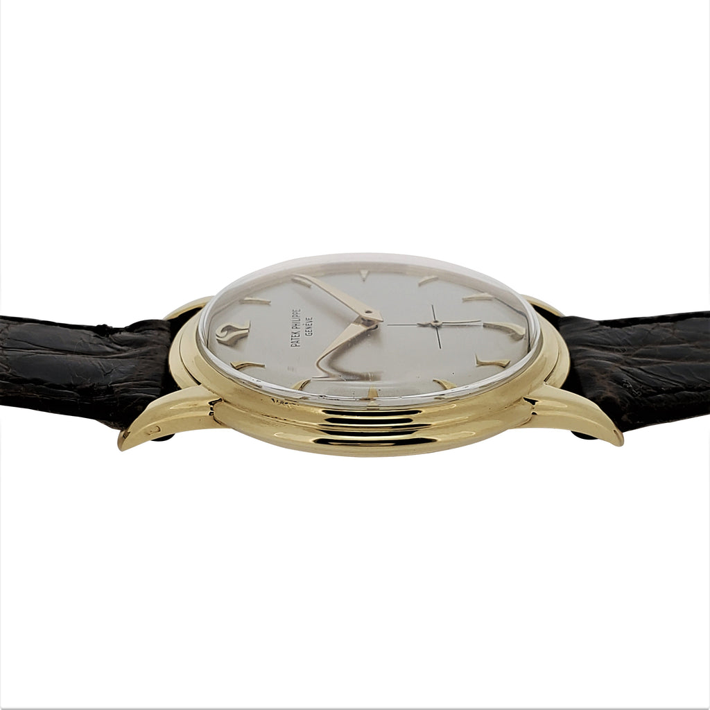 Patek Philippe 2525-1 Disco Vilante Vintage Water Resistant Screw Down Back Calatrava Watch, Circa 1956
