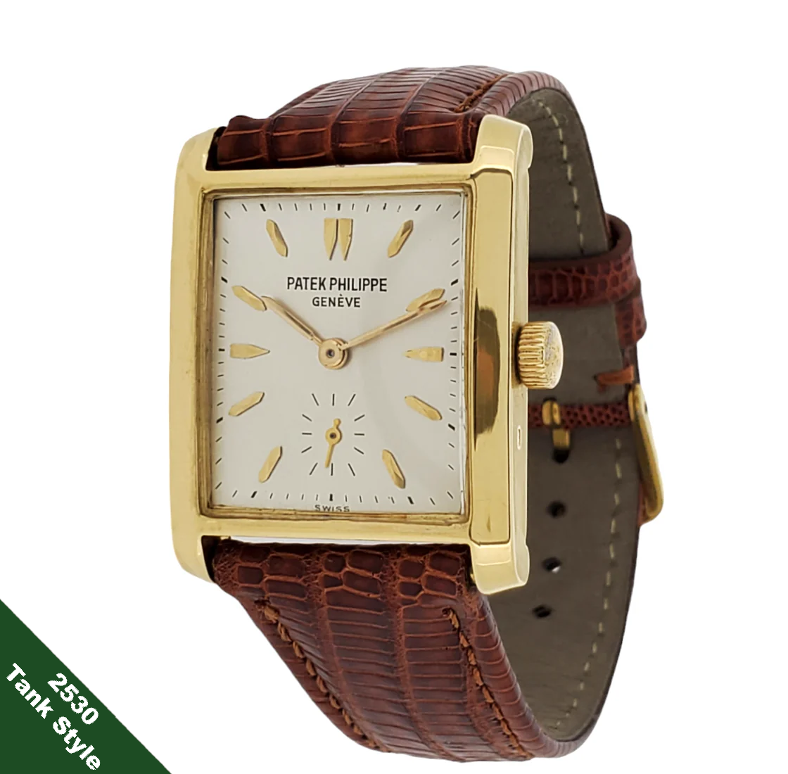 Patek Philippe 2530 Vintage Oversized Tank Style Watch Circa 1952 PatekMonger
