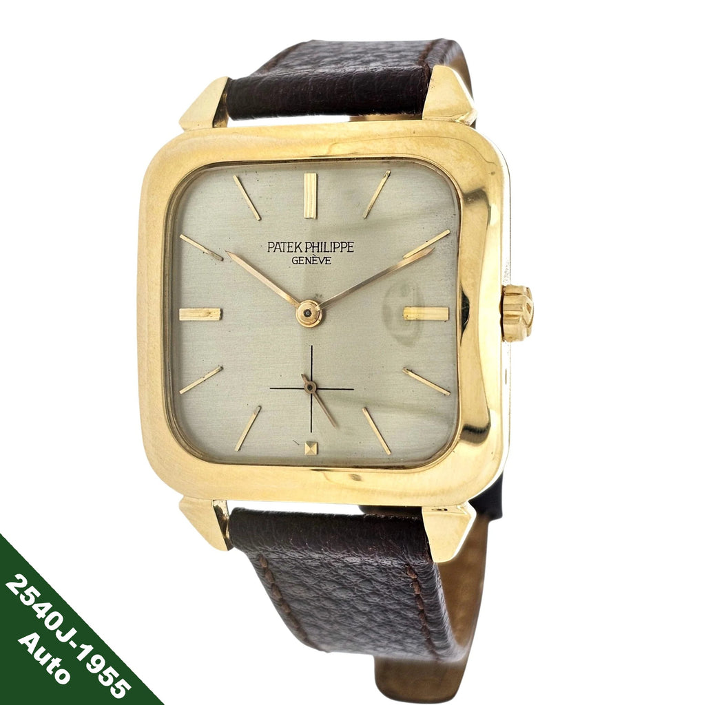 Patek Philippe 2540J Massive Vintage Automatic Square Cushion Watch, Circa 1955