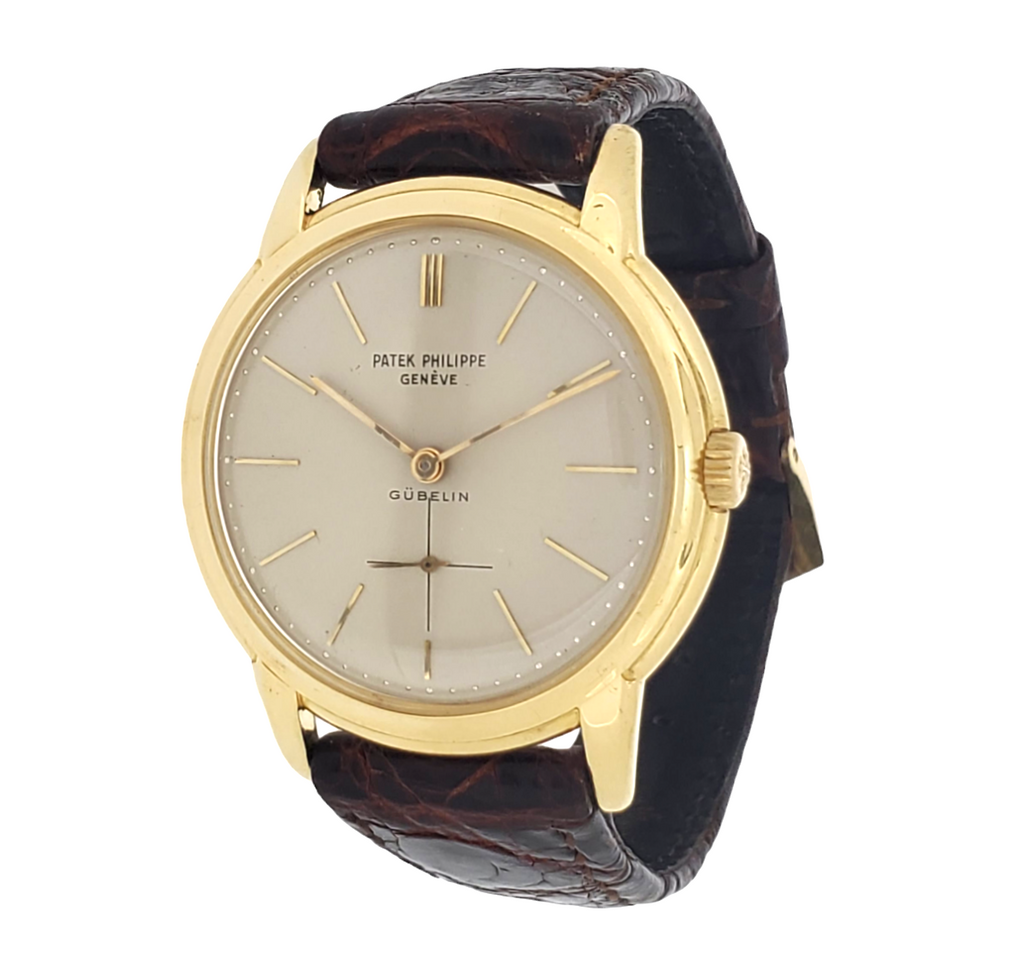 Patek Philippe 2551J Vintage Automatic "Disco Volante" Calatrava Watch Retailed by Gueblin. circa 1958