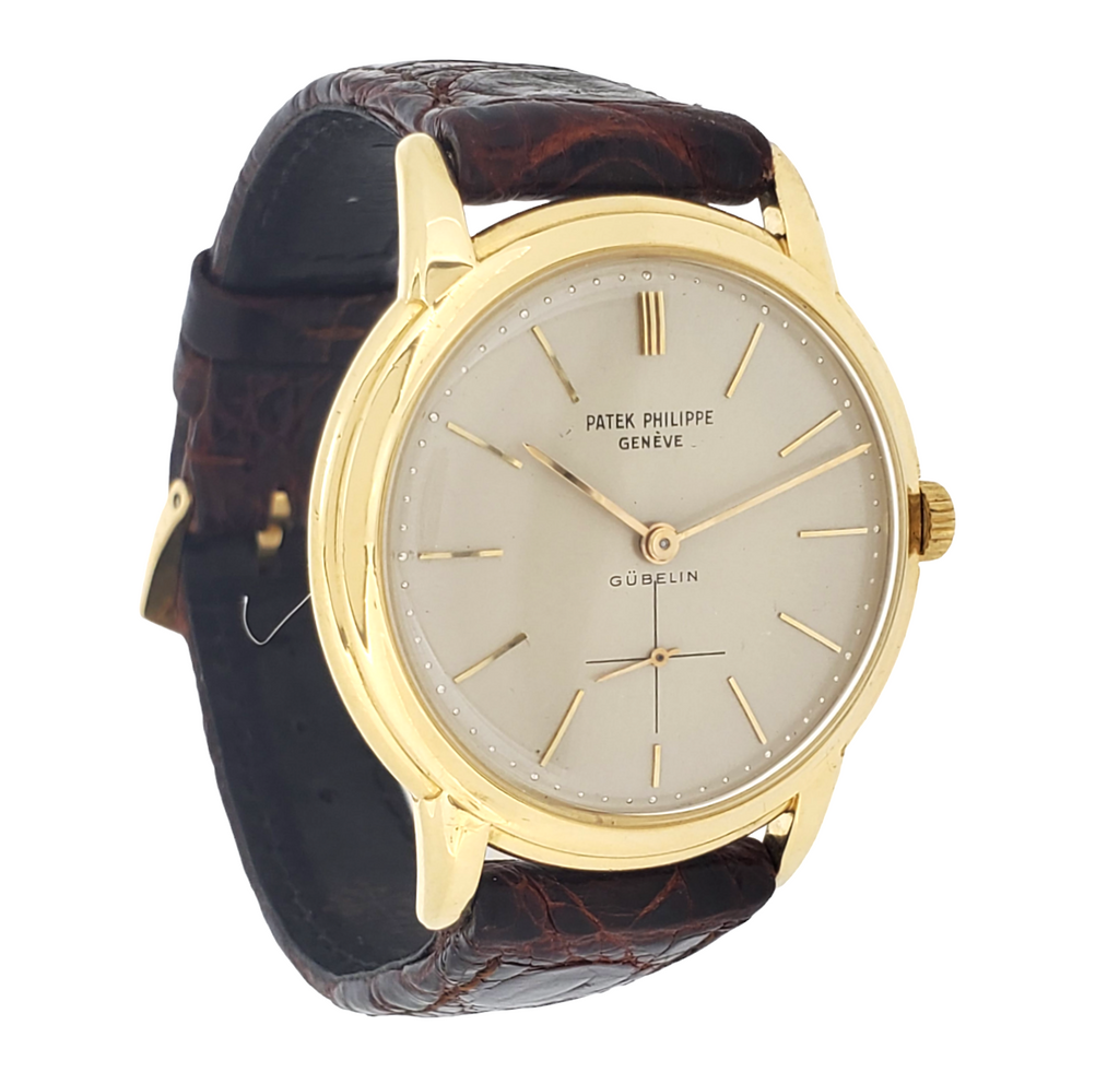 Patek Philippe 2551J Vintage Automatic "Disco Volante" Calatrava Watch Retailed by Gueblin. circa 1958