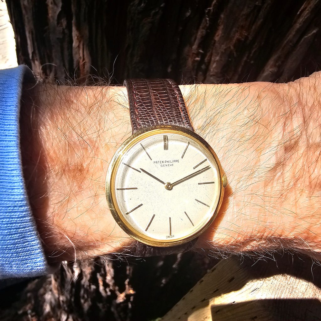 Patek Philippe 2591 Vintage 35mm Center Lug Calatrava Watch Circa 1962