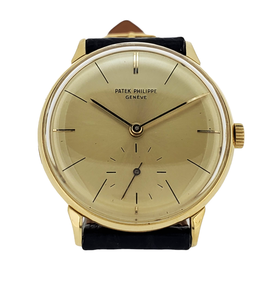 Patek Philippe 3420J Vintage Classic Calatrava Watch 34mm with 12-400 AM  Circa 1964 FULL SET