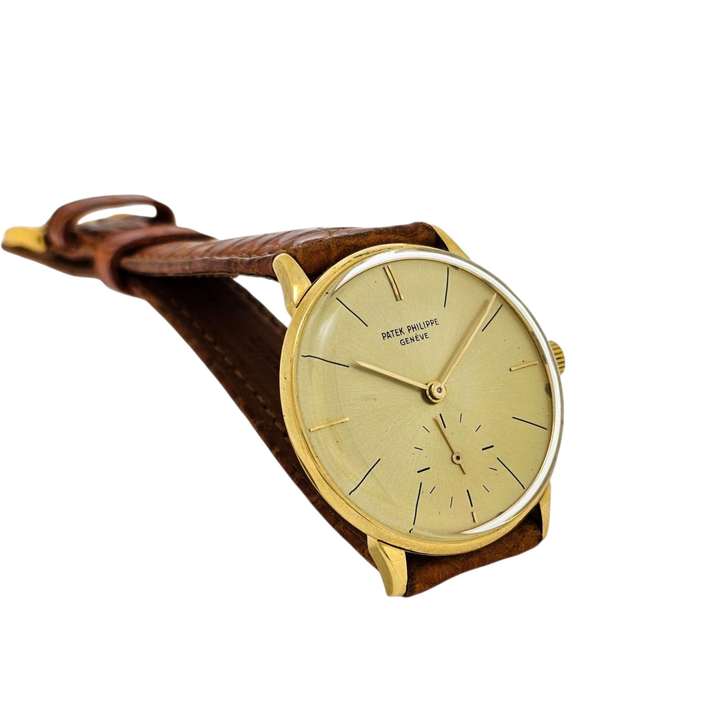 Patek Philippe 3420J Vintage Classic Calatrava Watch 34mm with 12-400 AM  Circa 1964 FULL SET