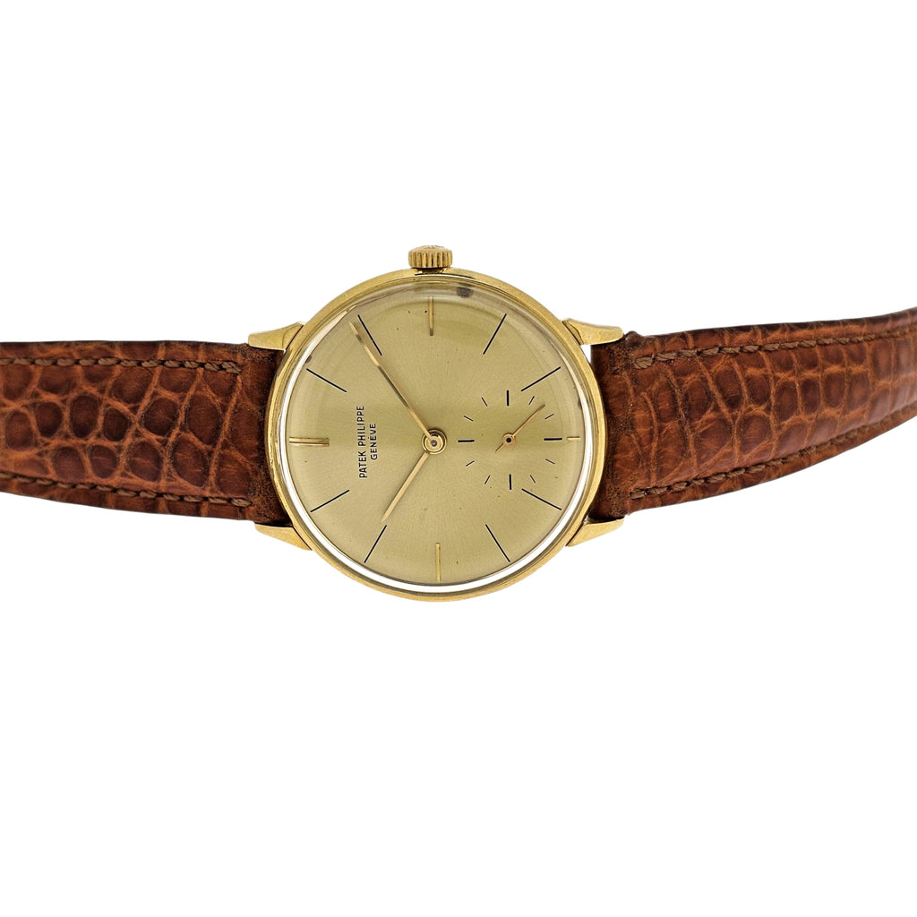 Patek Philippe 3420J Vintage Classic Calatrava Watch 34mm with 12-400 AM  Circa 1964 FULL SET