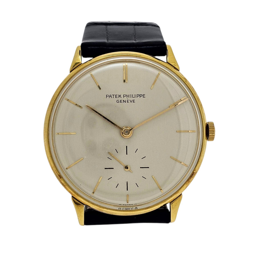 Patek Philippe 3420J Vintage Classic Calatrava Watch 34.5mm with 12AM-400  Circa 1965