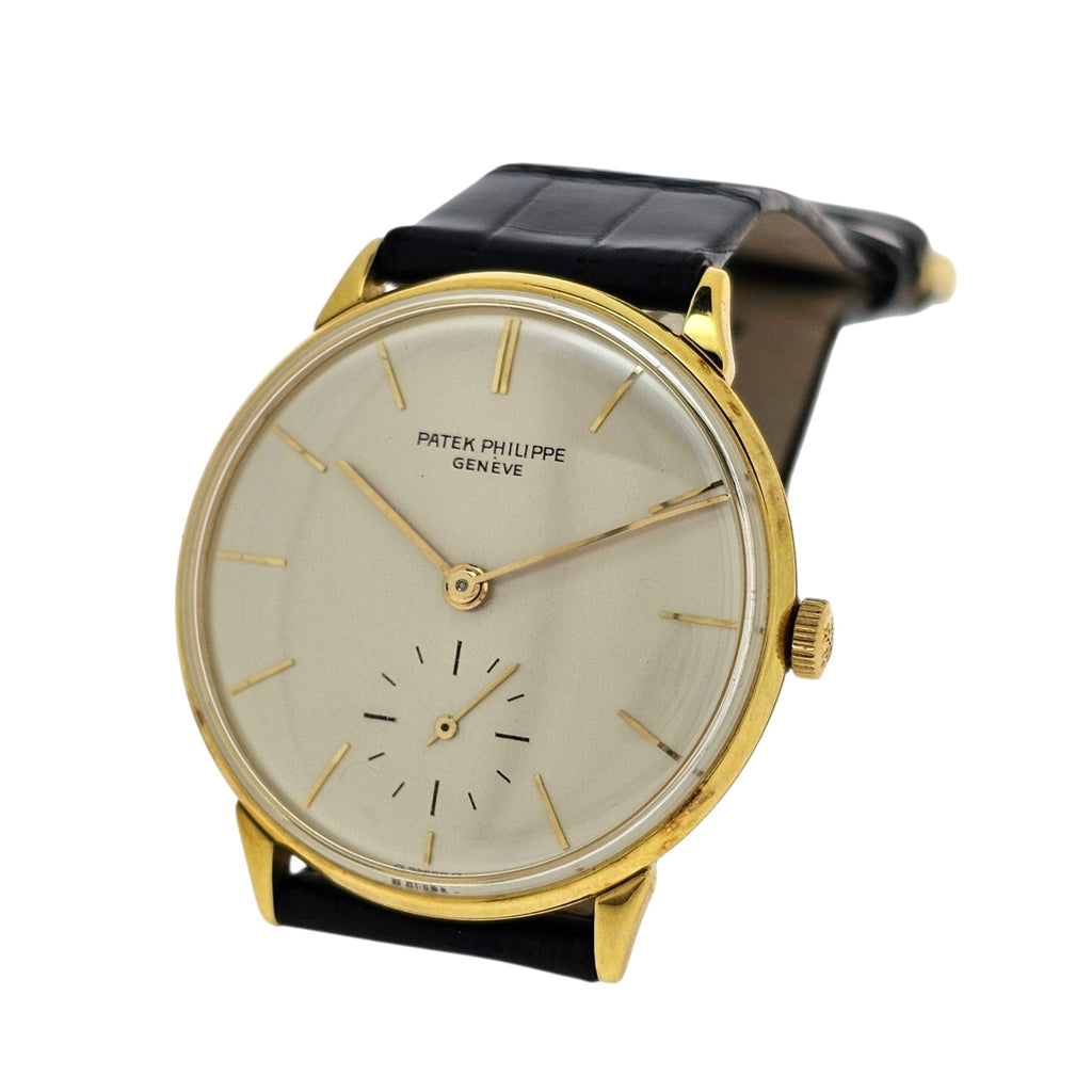 Patek Philippe 3420J Vintage Classic Calatrava Watch 34.5mm with 12AM-400  Circa 1965