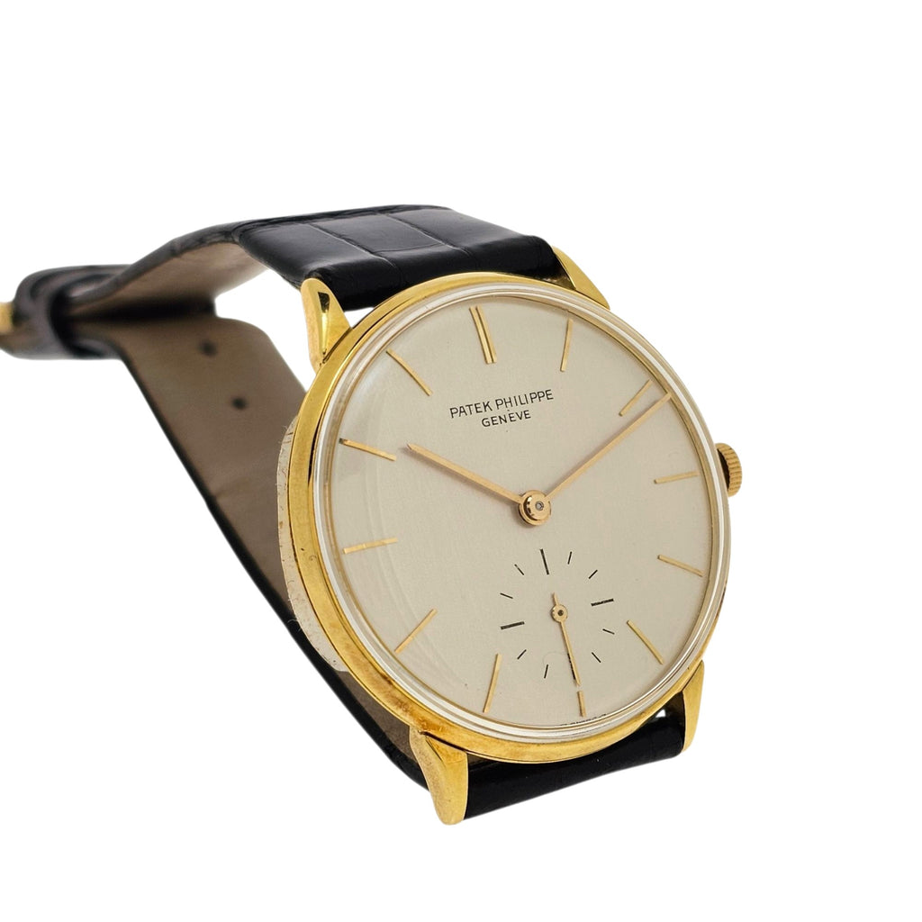 Patek Philippe 3420J Vintage Classic Calatrava Watch 34.5mm with 12AM-400  Circa 1965
