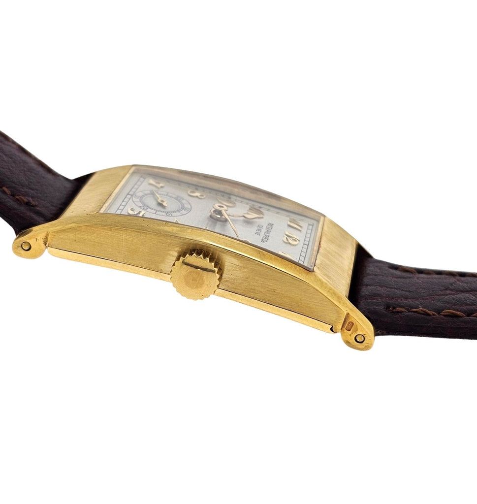 Patek Philippe 425J "Tegolino" Iconic Vintage  Art Deco Watch in Yellow Gold Circa 1940
