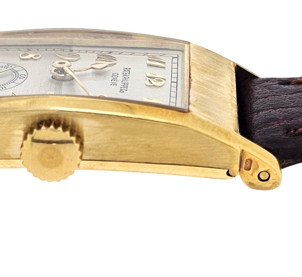 Patek Philippe 425J "Tegolino" Iconic Vintage  Art Deco Watch in Yellow Gold Circa 1940