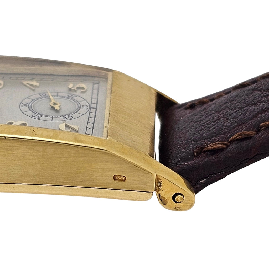 Patek Philippe 425J "Tegolino" Iconic Vintage  Art Deco Watch in Yellow Gold Circa 1940