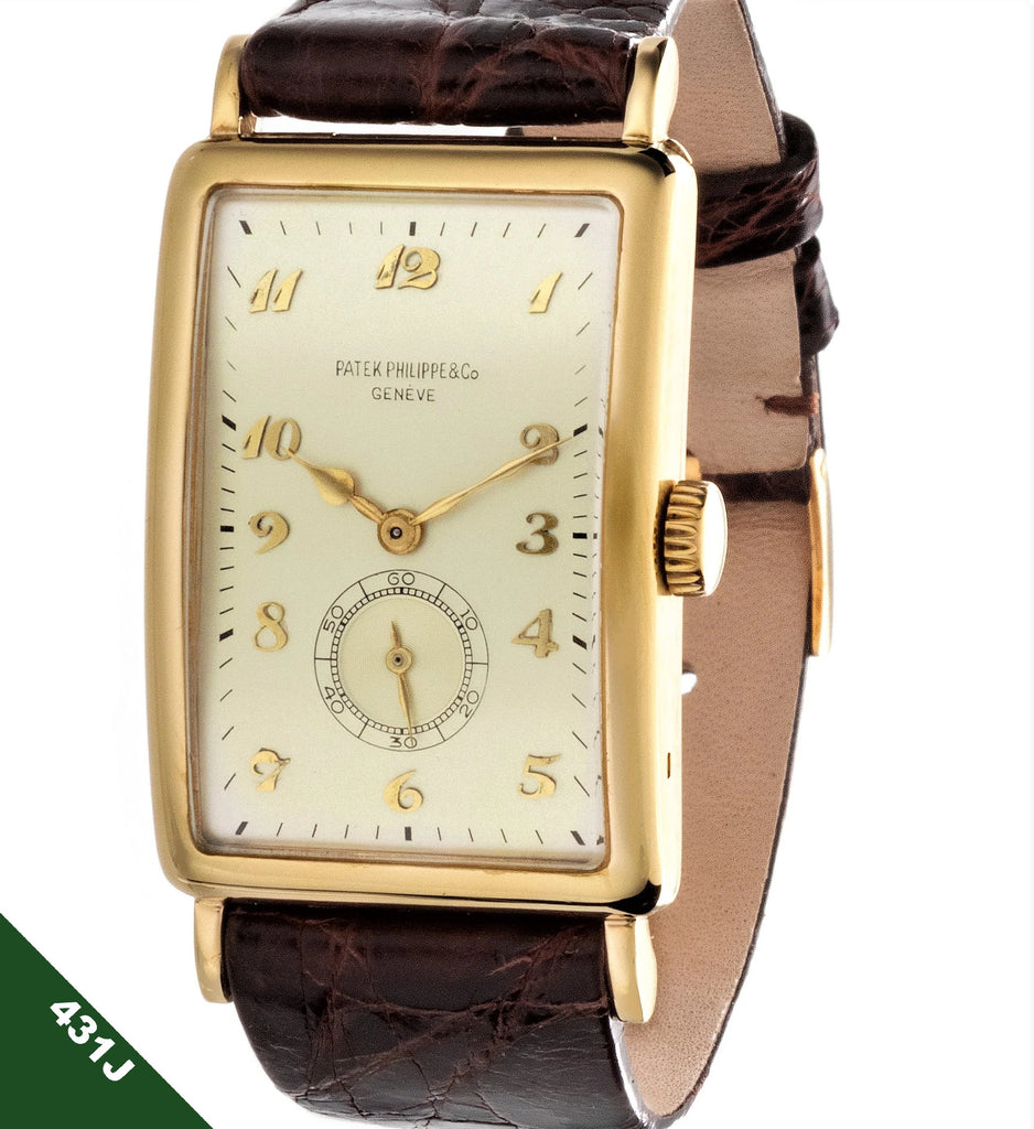 Patek Philippe 431J Vintage Art Deco Watch Breguet Dial Circa 1947, not polished