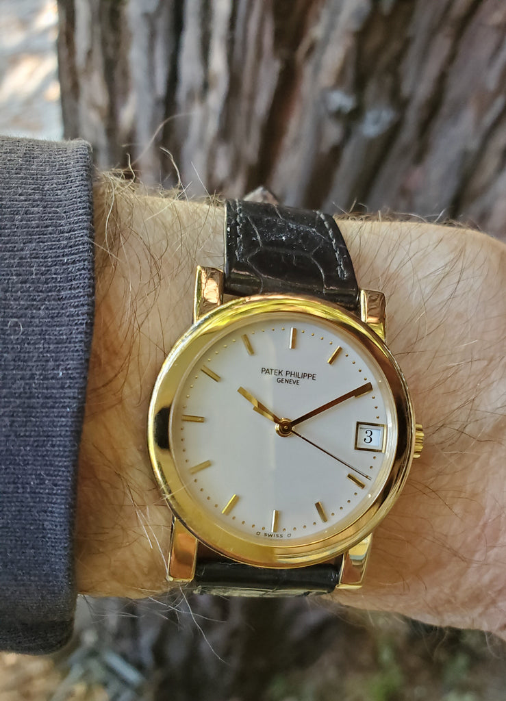 Patek Philippe 5012J Automatic Calatrava Massive Bold Case 34mm Circa 1996 Full Set