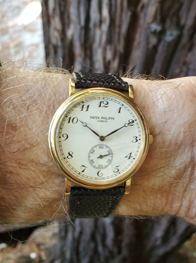 Patek Philippe 5022J Calatrava Officers Breguet Dial Watch circa 1999