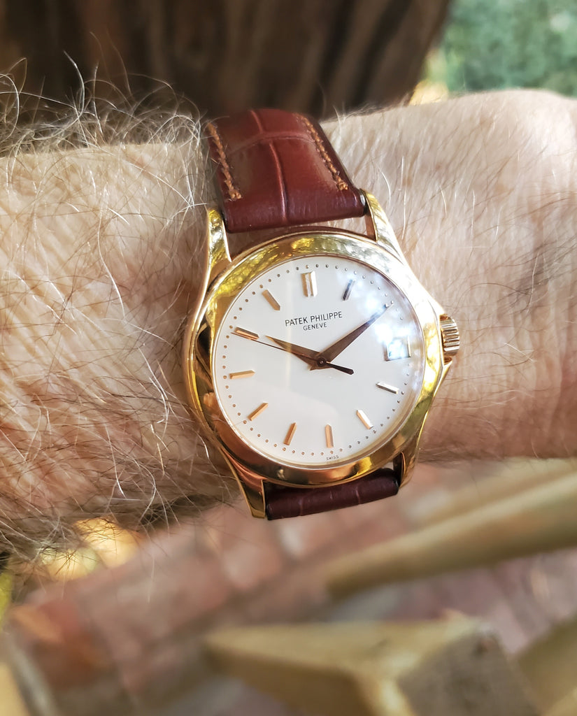 Patek Philippe 5107R Automatic Calatrava Watch 37mm,Full Set.  Circa 2003