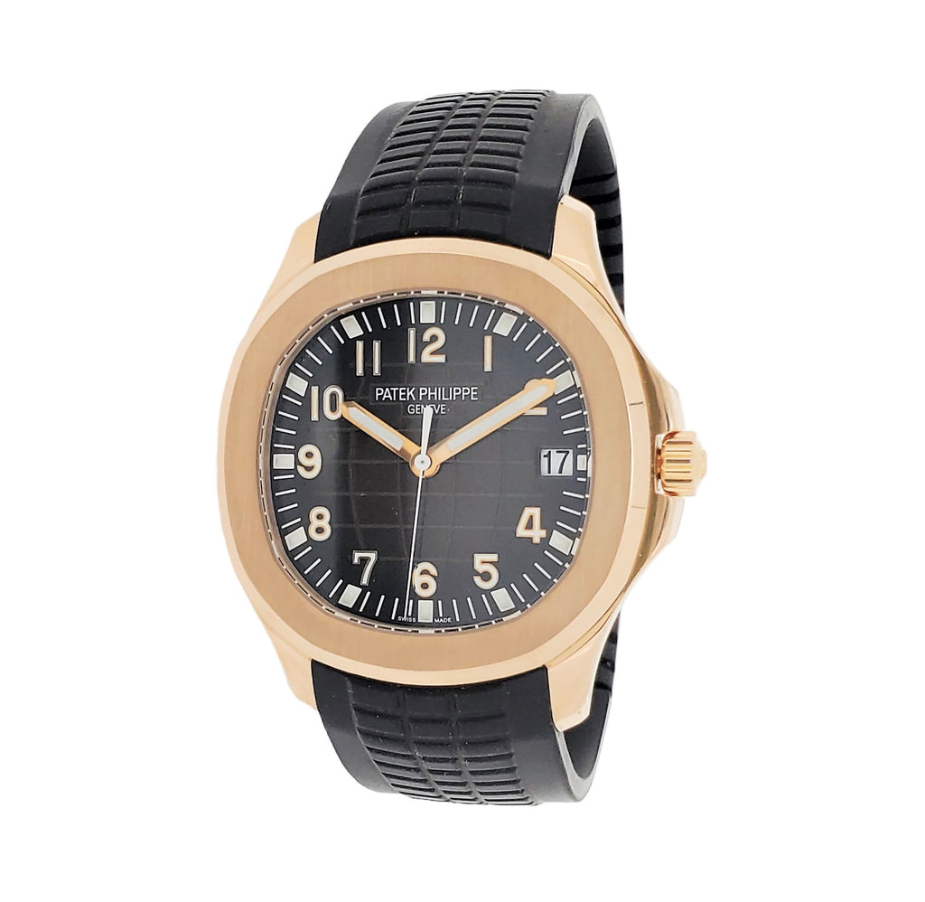 5167 R Patek Philippe 5167R Aquanaut; made in 18K rose gold in a 40mm case. C ...