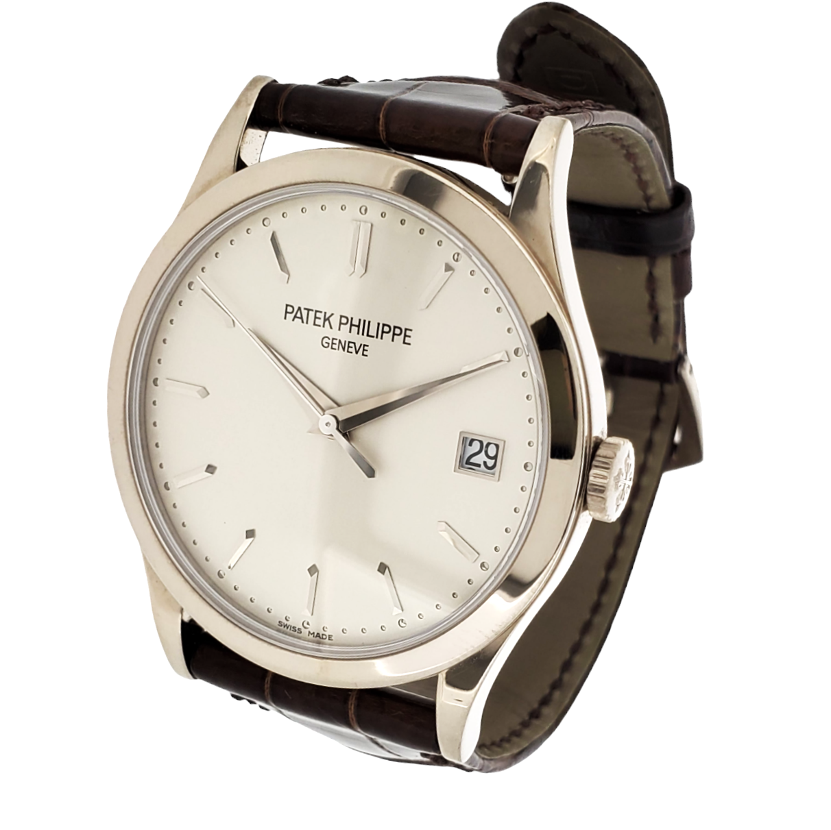 Patek Philippe 5296G 010 Automatic Calatrava watch 38mm Circa 2015 PatekMonger