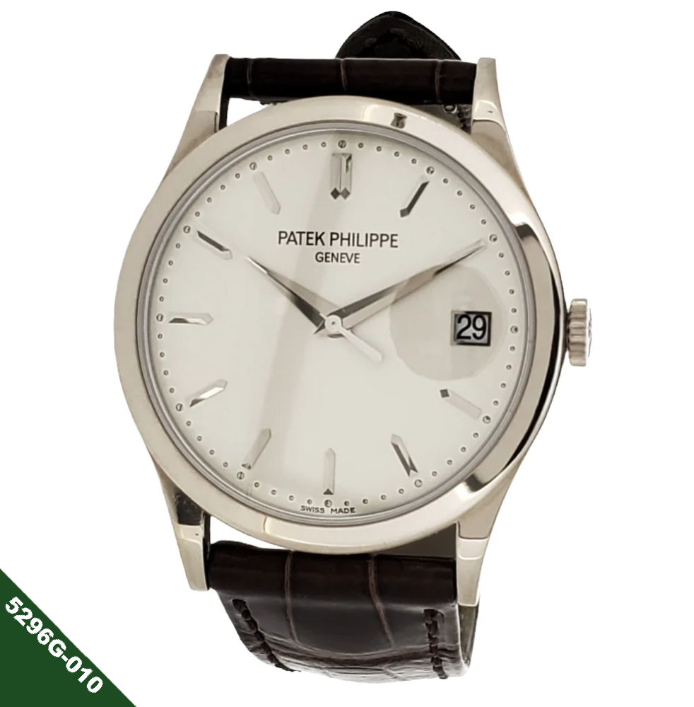 Patek Philippe 5296G-010; Automatic Calatrava watch,  38mm Circa 2015