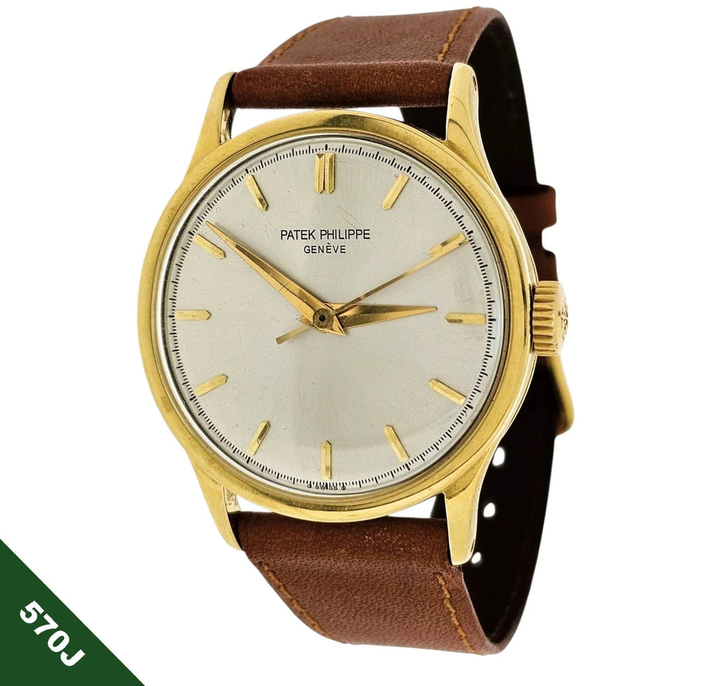 Patek Philippe 570J Vintage Calatrava Watch 35.5 mm Circa 1957-58