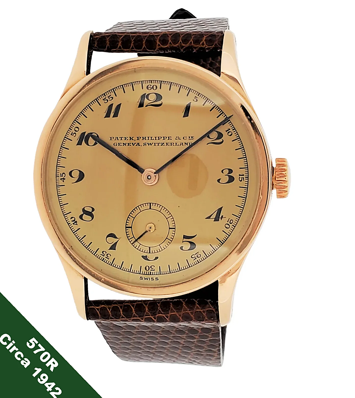 Patek Philippe 570R Vintage Calatrava Watch 35.5 mm Circa 1942