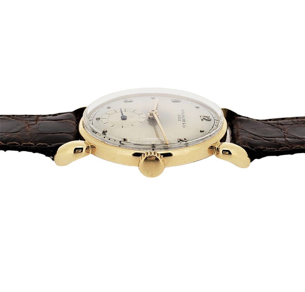 Patek Philippe 590J Vintage Calatrava Watch With Tear Drop Lugs 30mm. Circa 1942-44