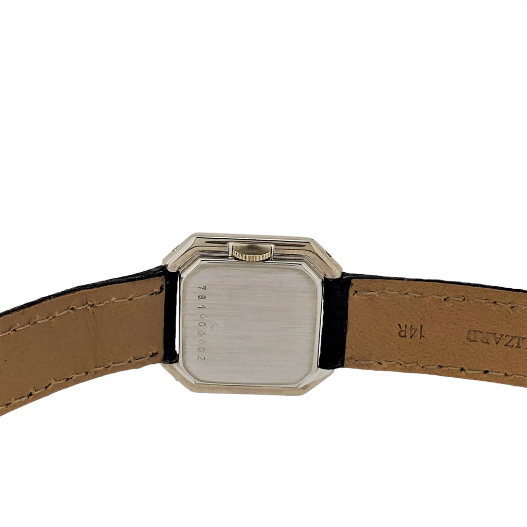 Vintage Cartier Paris Centure in White Gold, Medium Size Watch, Circa 1975-1980