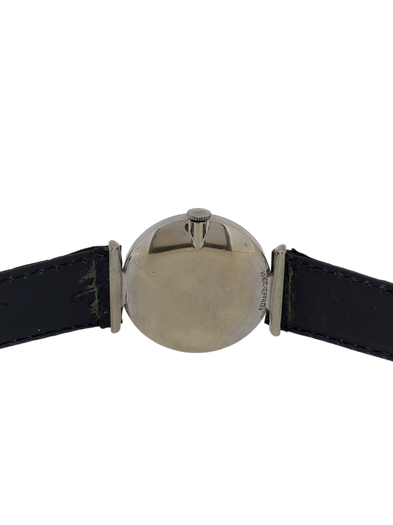 LeCoultre 1960's  Unisex 10K Gold Filld case with 17-jewel manuel wind watch