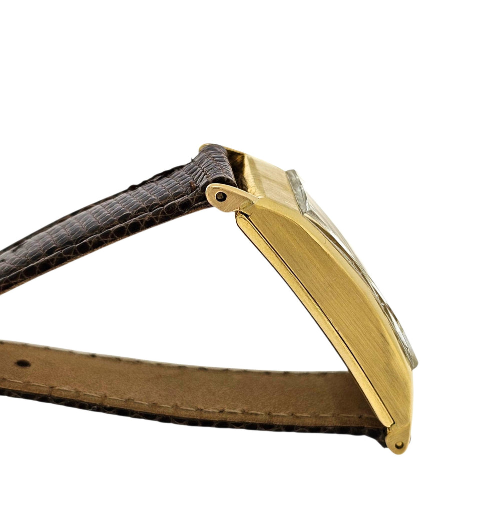 Patek Philippe 425J "Tegolino" Iconic Vintage  Art Deco Watch in Yellow Gold Circa 1943-44