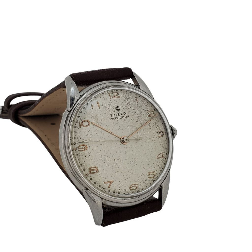 Rolex Precision 4219 stainless steel watch, Circa 1950's  All original