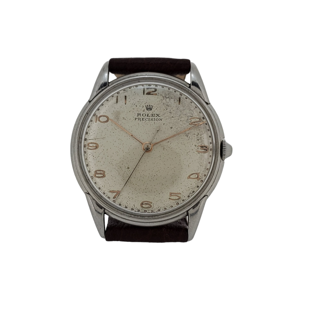 Rolex Precision 4219 stainless steel watch, Circa 1950's  All original