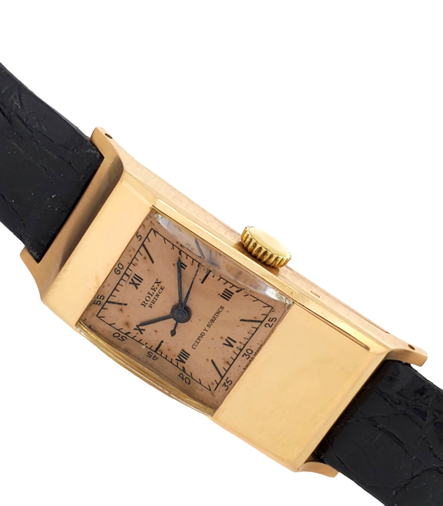 ROLEX REF. 3361, PRINCE AERODYNAMIC, Art Deco REF. 3361, 18K Rose Gold