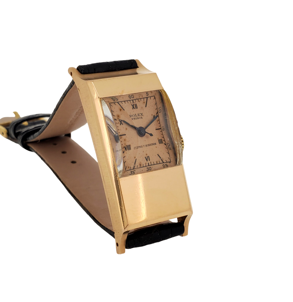 ROLEX REF. 3361, PRINCE AERODYNAMIC, Art Deco REF. 3361, 18K Rose Gold