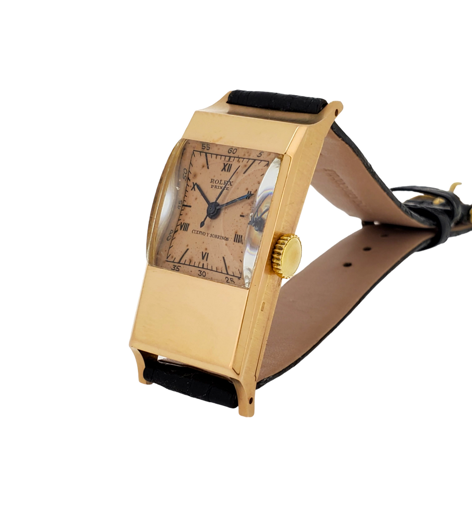 ROLEX REF. 3361, PRINCE AERODYNAMIC, Art Deco REF. 3361, 18K Rose Gold