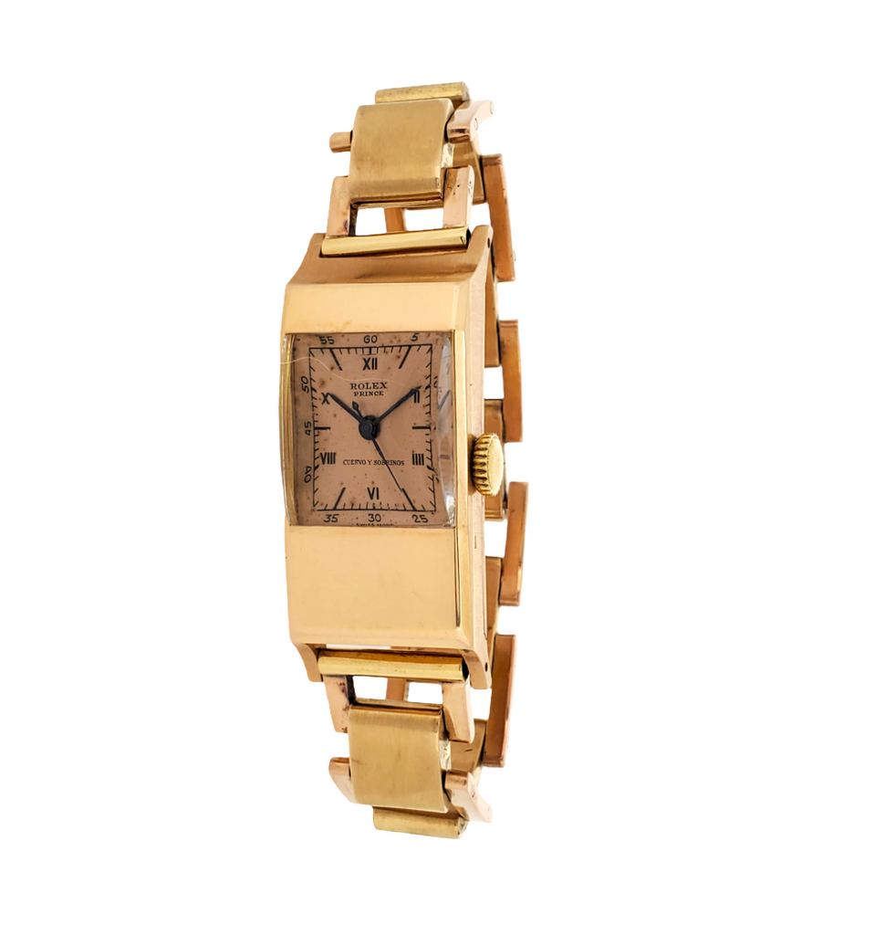 ROLEX REF. 3361, PRINCE AERODYNAMIC, Art Deco REF. 3361, 18K Rose Gold