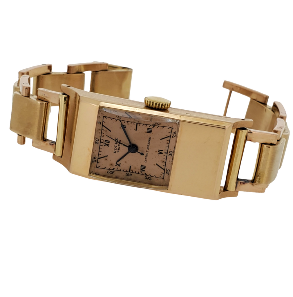 ROLEX REF. 3361, PRINCE AERODYNAMIC, Art Deco REF. 3361, 18K Rose Gold