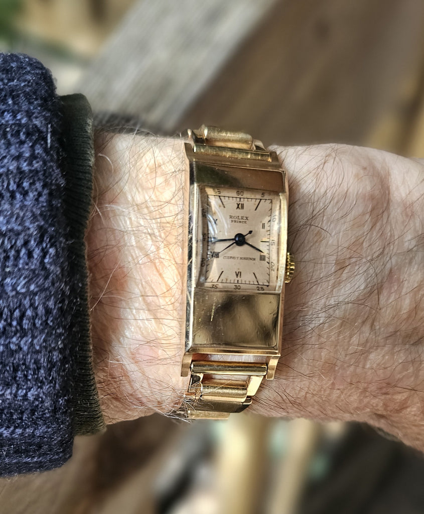 ROLEX REF. 3361, PRINCE AERODYNAMIC, Art Deco REF. 3361, 18K Rose Gold