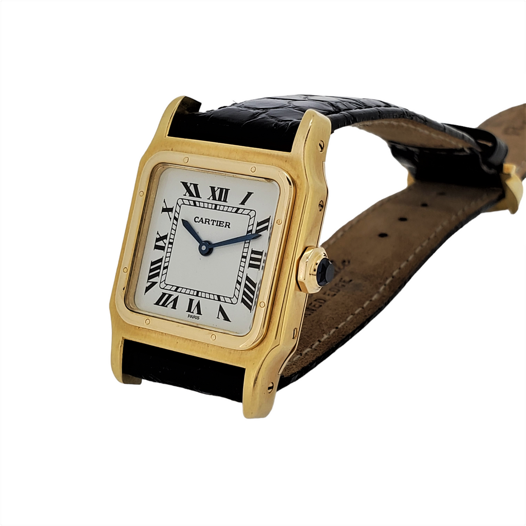 Cartier Paris Vintage Santos Dumont, Mens Large size, 26 x 39 x 6mm; Circa 1973-1980